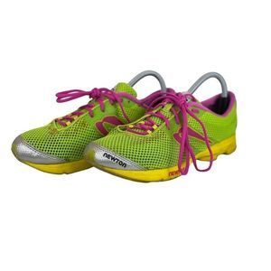 Newton Distance Elite Neon Mesh Running Shoes W0008213 Women's Sz 9